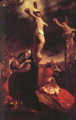 Eugene Delacroix Christ on the Cross (mk10) Germany oil painting art